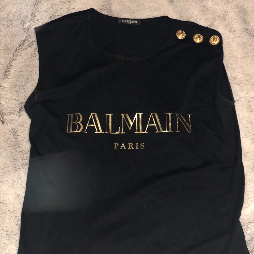Balmain sleeveless top